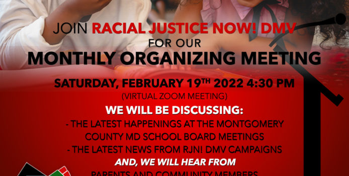 RJN! February 2022 MONTHLY ORGANIZING MEETING